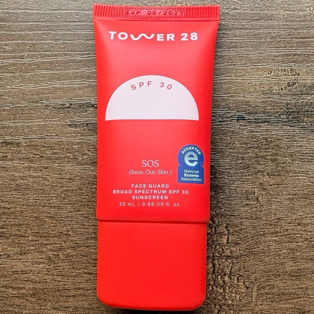 Tower 28 SOS Face Guard Broad Spectrum SPF 30 Sunscreen - Travel Size | NEW